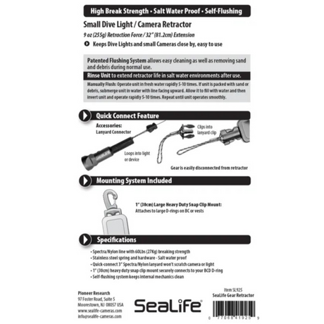 SeaLife Compact Underwater Retractor