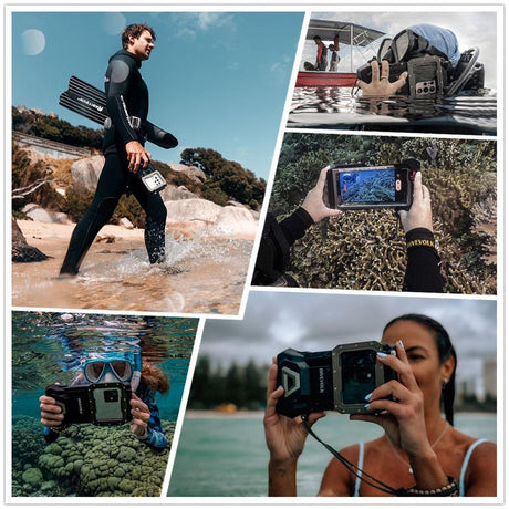 DiveVolk SeaTouch 4 Max Plus Pink Underwater Smartphone Housing