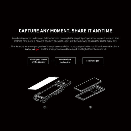 DiveVolk SeaTouch 4 Max Plus Pink Underwater Smartphone Housing