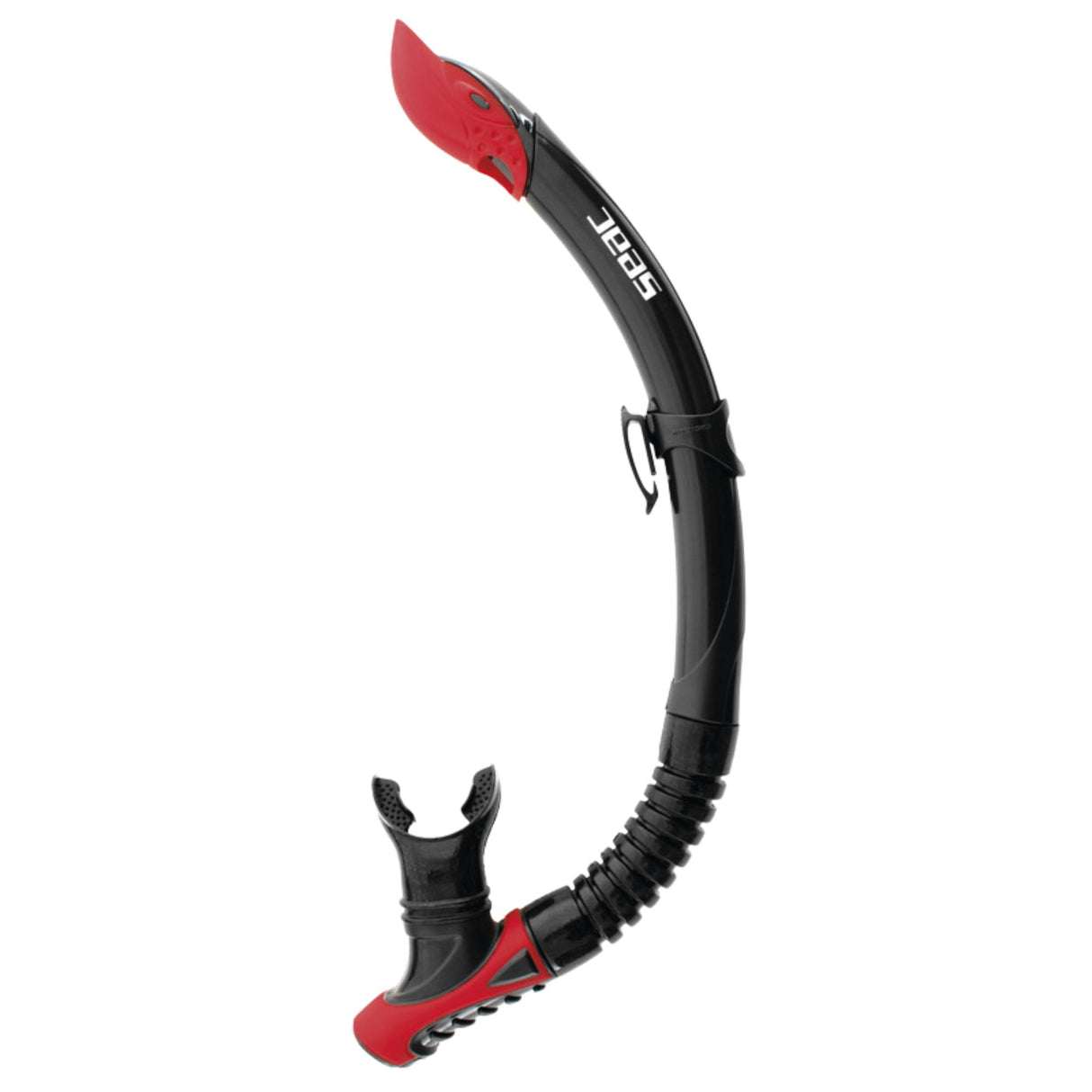 Seac Reverse Snorkel - Black/Red - Mike's Dive Store
