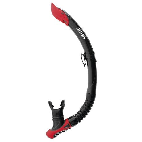 Seac Reverse Snorkel - Black/Red - Mike's Dive Store