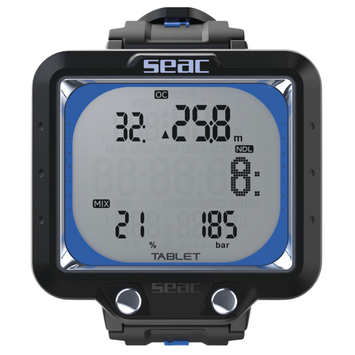 Seac Tablet Dive Computer Blue - Mike's Dive Store