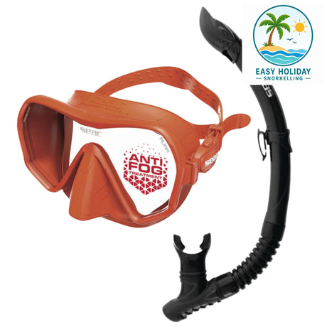 Seac Pura Anti-fog Mask and Reverse Snorkel Set