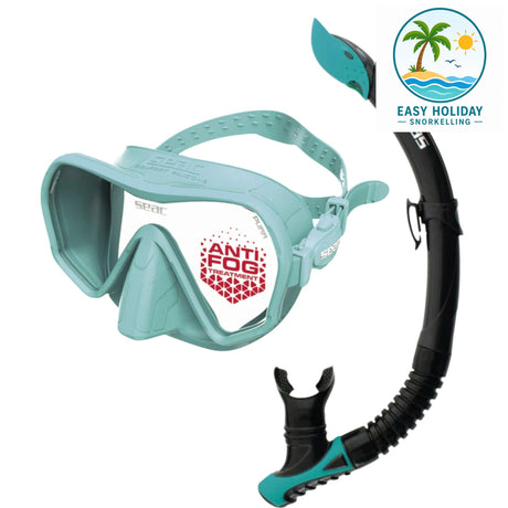 Seac Pura Anti-fog Mask and Reverse Snorkel Set