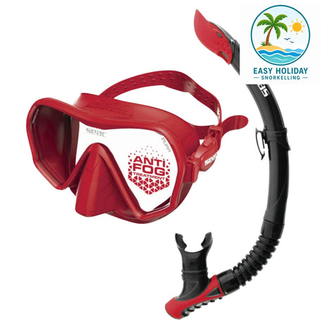 Seac Pura Anti-fog Mask and Reverse Snorkel Set