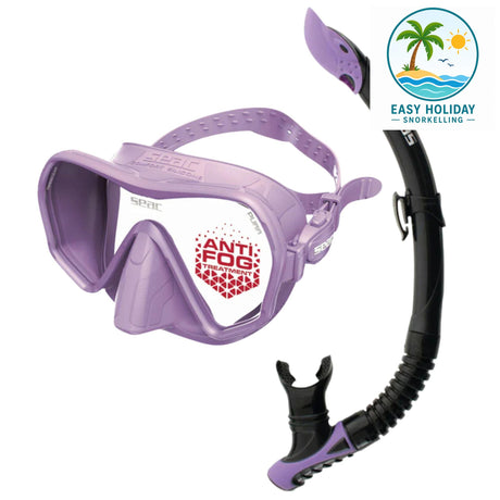 Seac Pura Anti-fog Mask and Reverse Snorkel Set