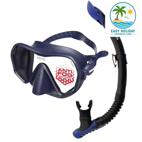 Seac Pura Anti-fog Mask and Reverse Snorkel Set