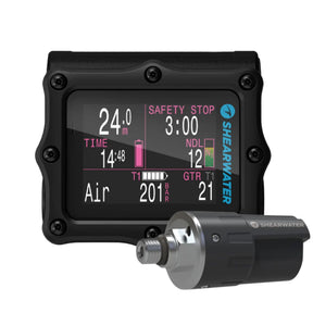 Shearwater Perdix 2 Black Titanium Dive Computer + Swift GPS Transmitter