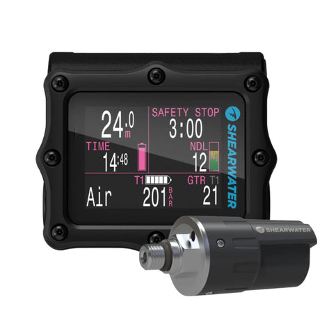 Shearwater Perdix 2 Black Titanium Dive Computer + Swift GPS Transmitter