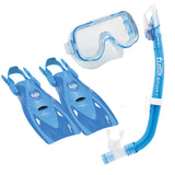 TUSA Mini Kleio Kids Snorkelling Set with Long Fins