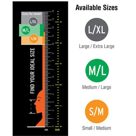 TUSA Full Face Mask and Long Fins Snorkel Set