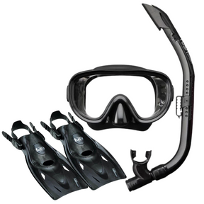 Tusa Adult Mask, Fins and Snorkel Set