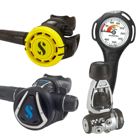 Scubapro MK17 EVO 2 Compact SPG Stage 4 Regulator Set
