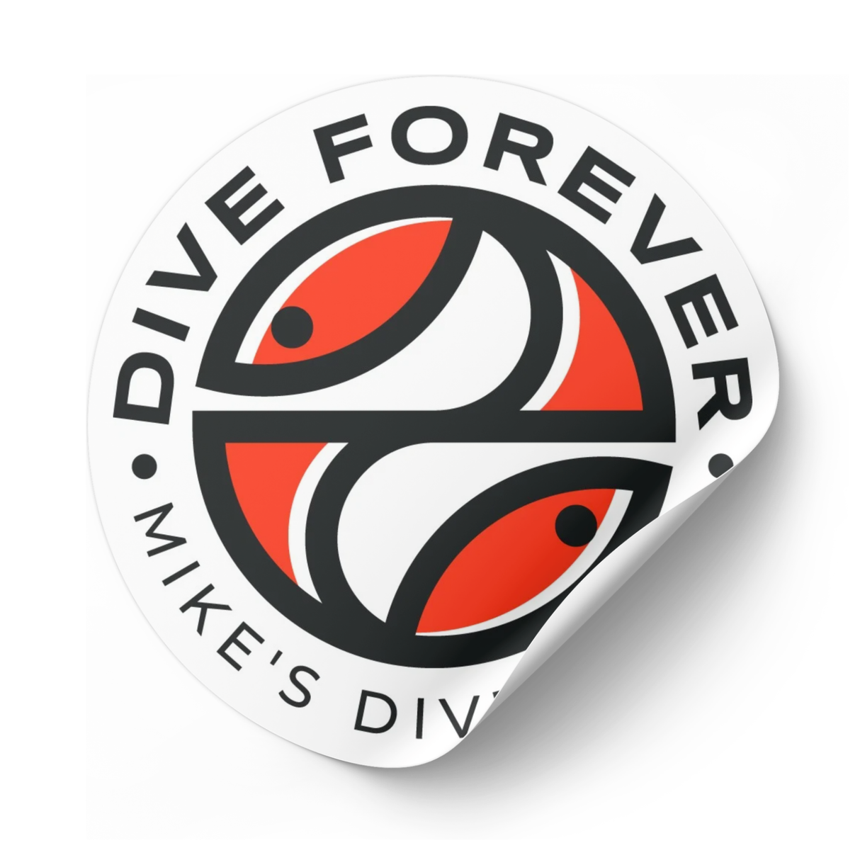 Dive Forever Waterproof Vinyl Sticker