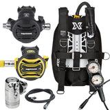 XDeep NX Zen Ultralight Package: Apeks XTX50 DST + XTX40 Octopus + Double Console +BCD Hose