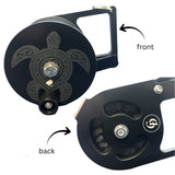 Custom Divers Tribal Turtle 50m Meter Pocket Reel
