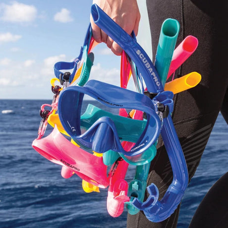 Scubapro Steel Comp Freediving Mask and Apnea Snorkel Set