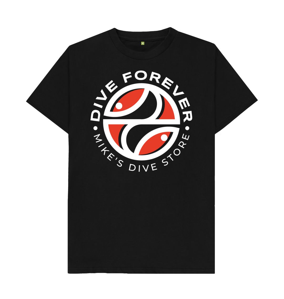 Dive Forever T-Shirt Red With White Outline