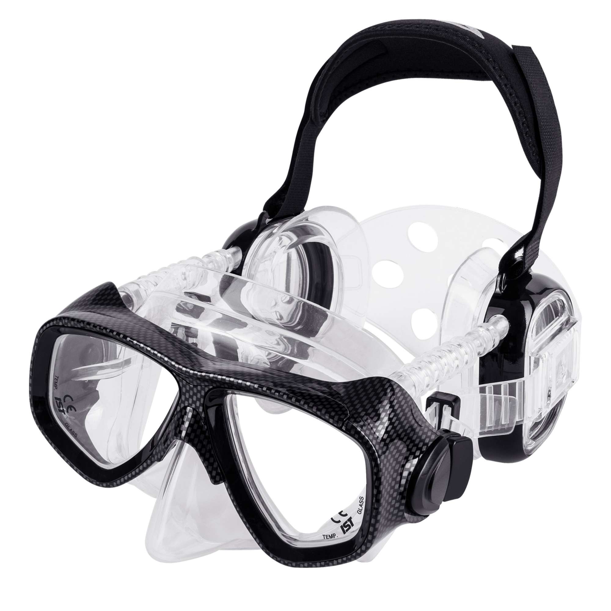 Round shop swim mask