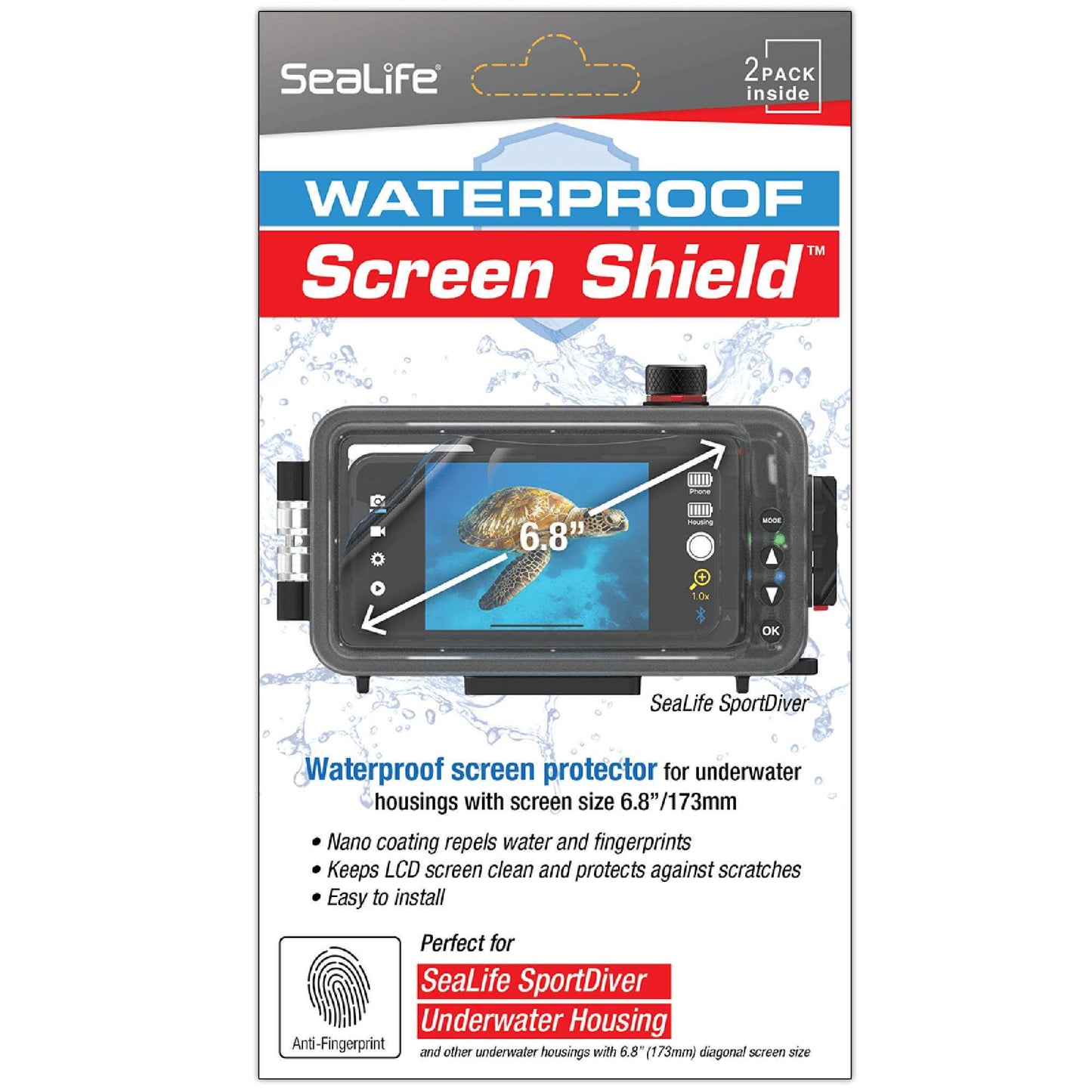 Sealife Screen Shield for SportDiver iPhone Housing