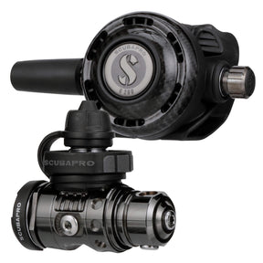Scubapro MK19 EVO/G260 Carbon Black Tech Regulator Set with R105 Octopus and Twin Console