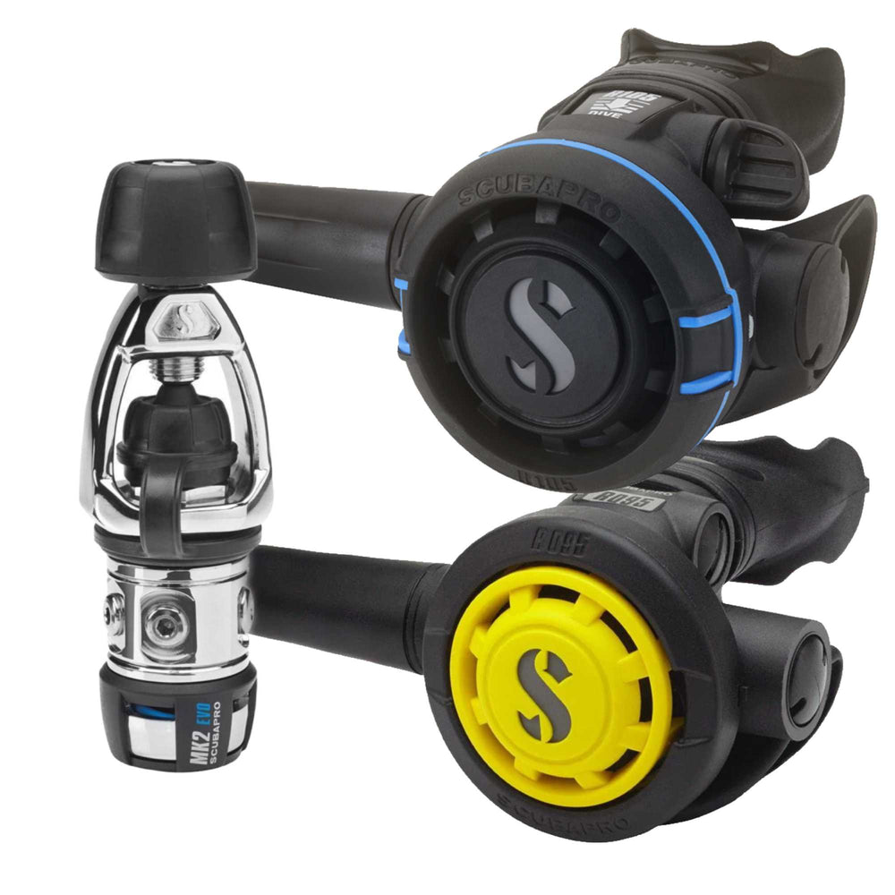 Scubapro MK2 EVO/R105 Regulator Set with R095 Octopus