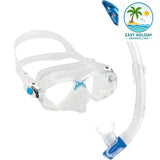 Cressi Marea Kit Masque Et Tuba Adulte - Ensemble Snorkeling Léger Et Confortable
