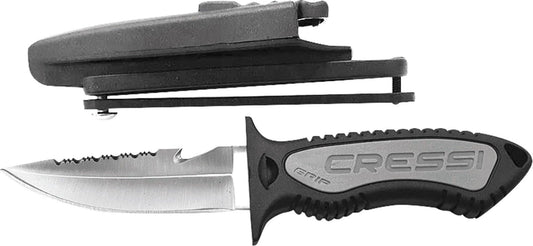 Cressi Small Grip Scuba Knife Steel Tip