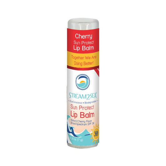 Stream2Sea Cherry Sun Protect Lip Balm 0.25oz (7.1 ml)