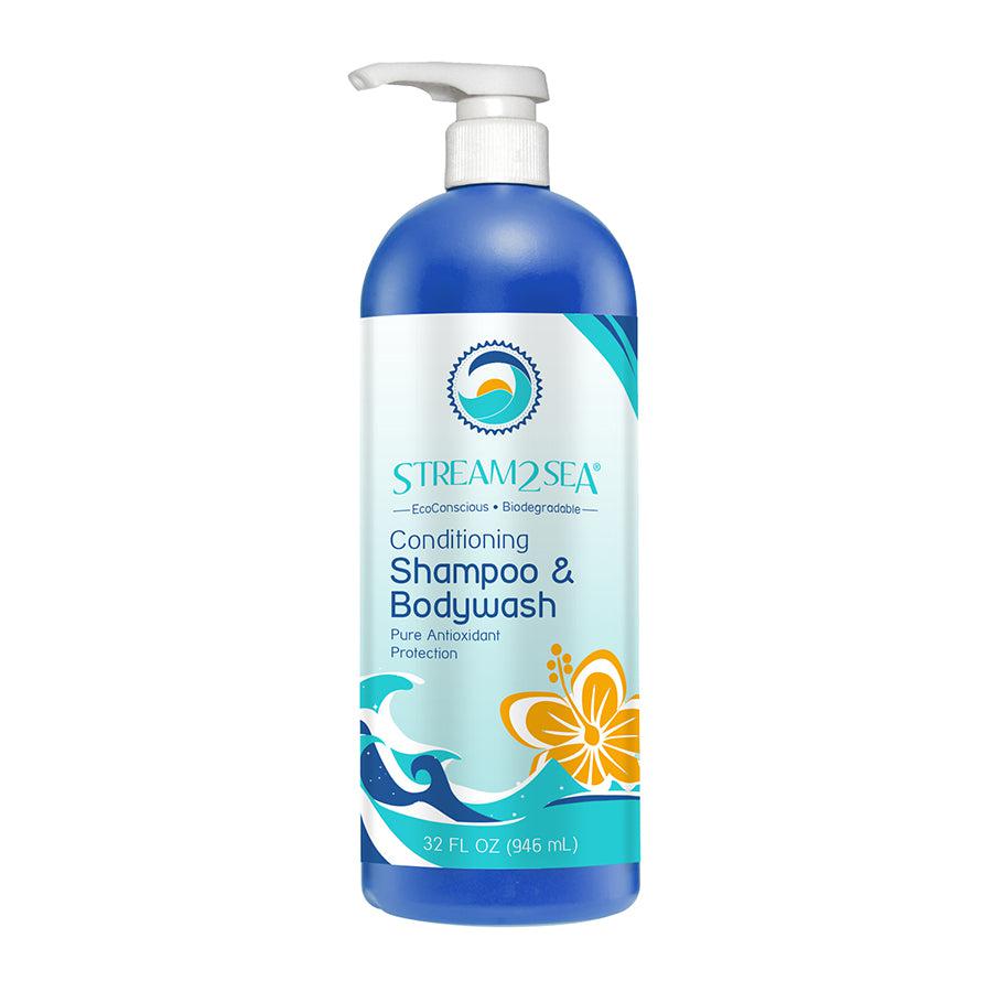 Stream2Sea Conditioning Shampoo & Bodywash 32oz (909.2 ml)