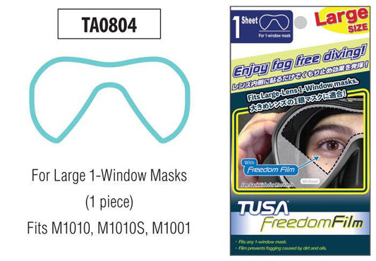 TUSA TA0804 Anti-Fog Film - Single Lens (Large)
