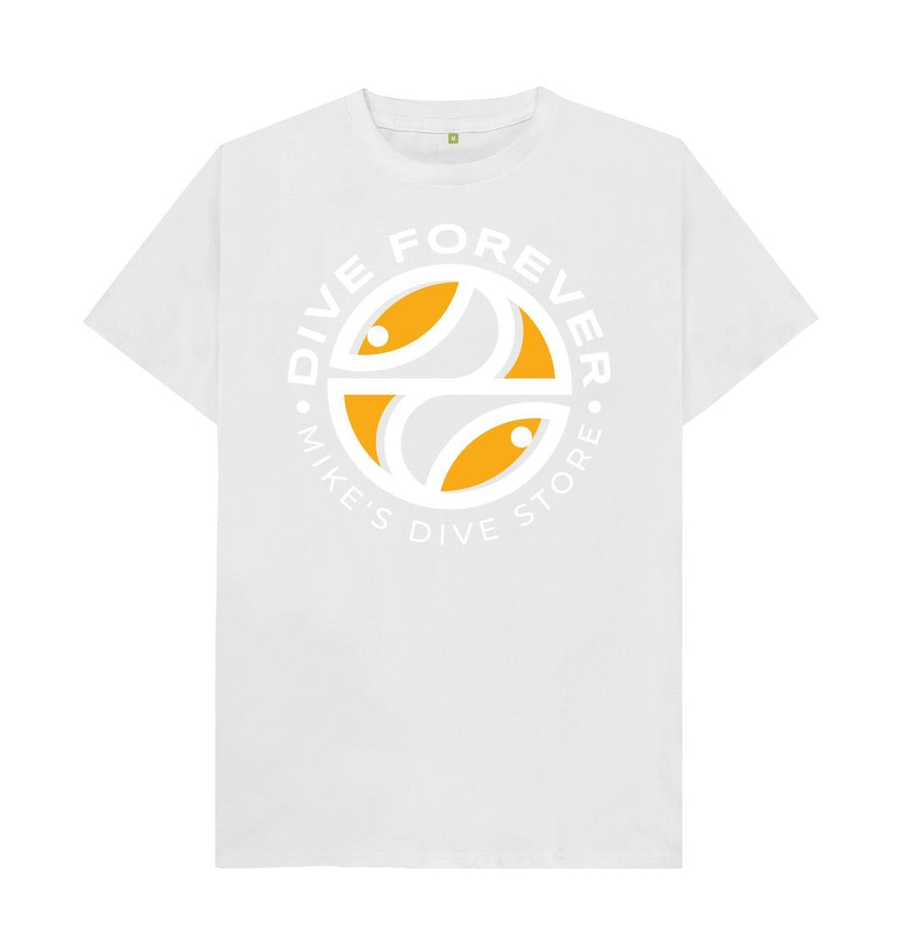 Dive Forever T-Shirt Orange Logo With White Outline